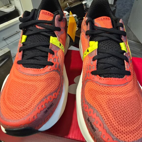 New Balance Fresh Foam X Hierro v8 Trail Running Shoe MTHIERR8 Neo Flame Men's 9 - Picture 4 of 14
